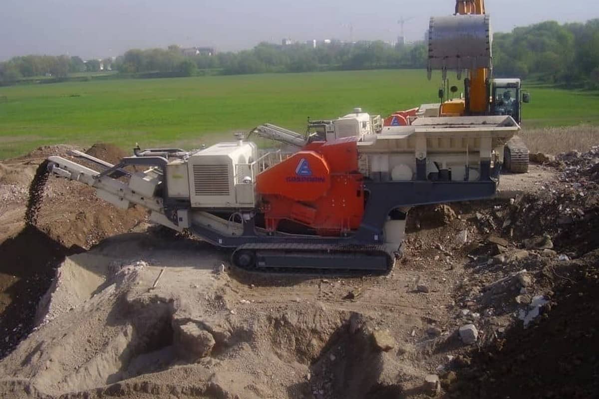 GI107 CCV VESUVIO: Щековая дробилка