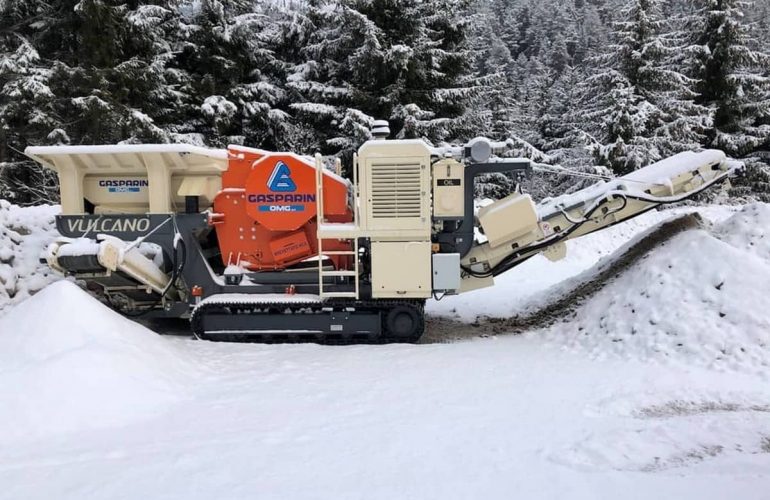 Щековые дробильные установки